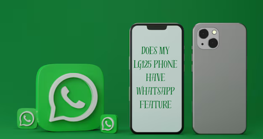 does my lg125 phone have whatsapp feature
