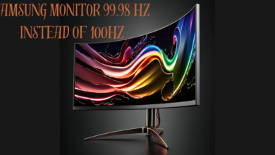 samsung monitor 99.98 hz instead of 100hz