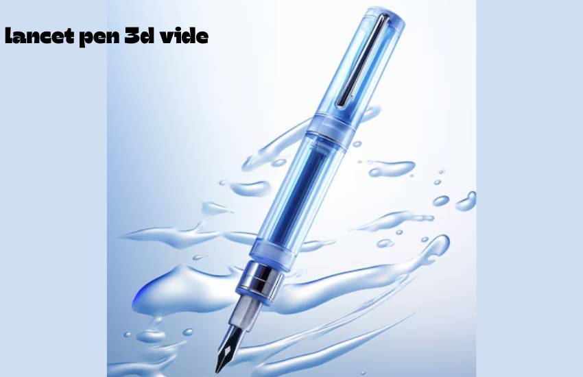 lancet pen 3d vide
